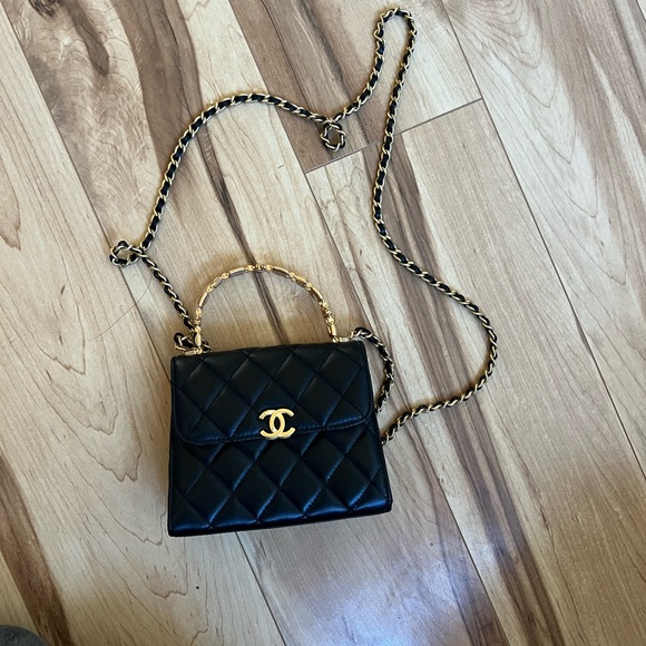 Bags Chanel Diamond Quilted Two Way Bag Real Leather Poshmark